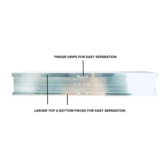 2.5" x 9" PRE PRESS MOLD - Image 5